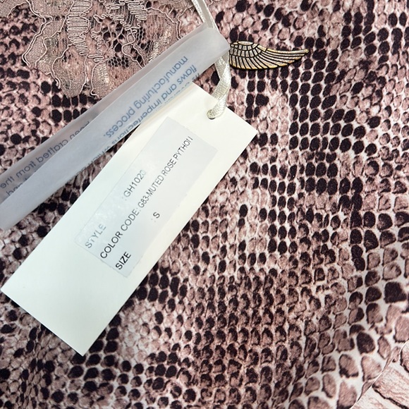 Muted Rose Gold Python cami - Picture 3 of 5